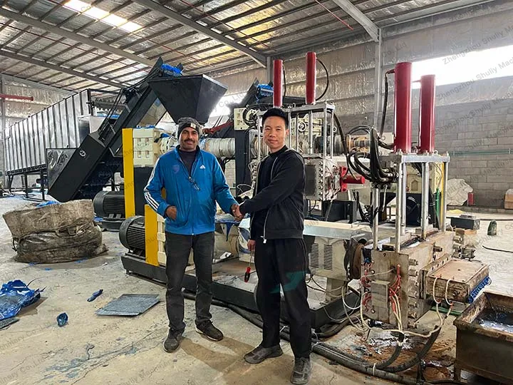 1 Ton Plastic Pelletizing Line Exported to Saudi Arabia
