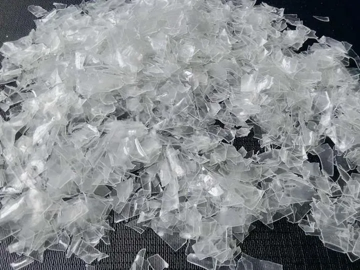 plastic bottle flakes