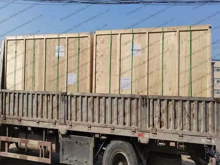 plastic foam granulator loaded