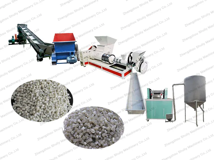 plastic foam pelletizing line