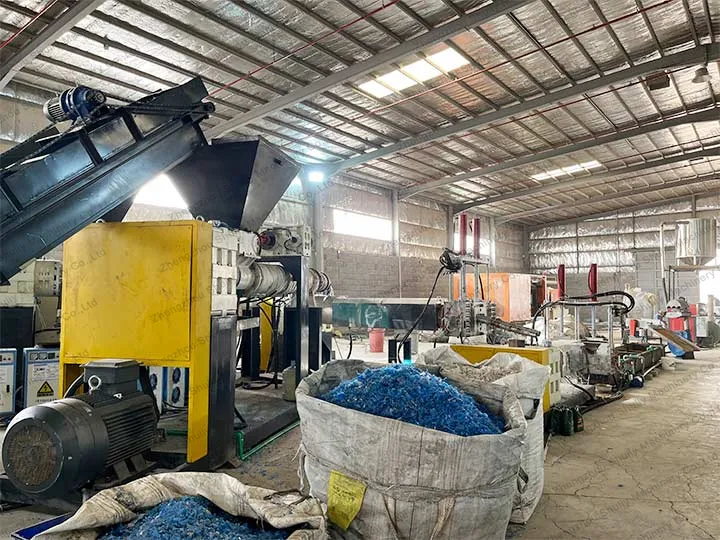 plastic granulator plant