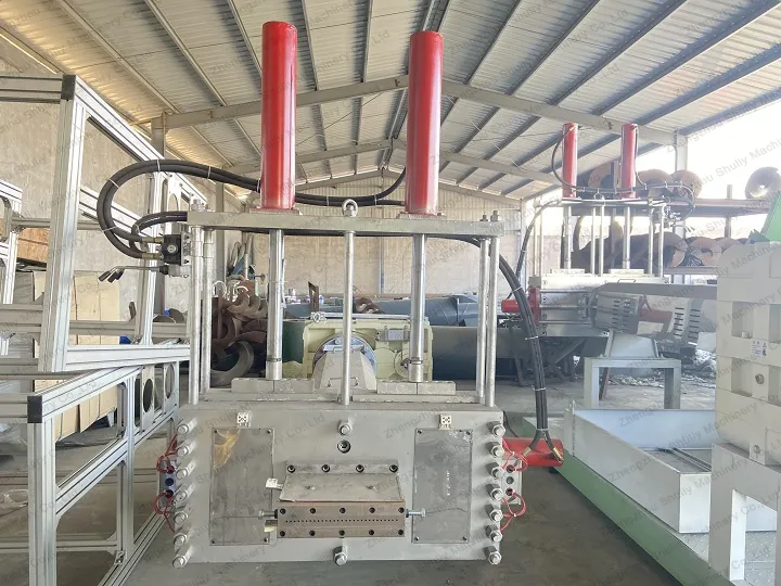 Hydraulic double die head