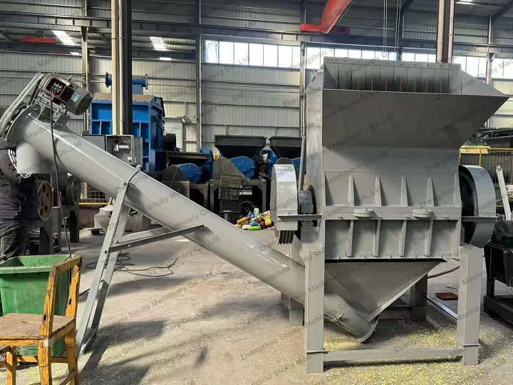 plastic bag crusher machine