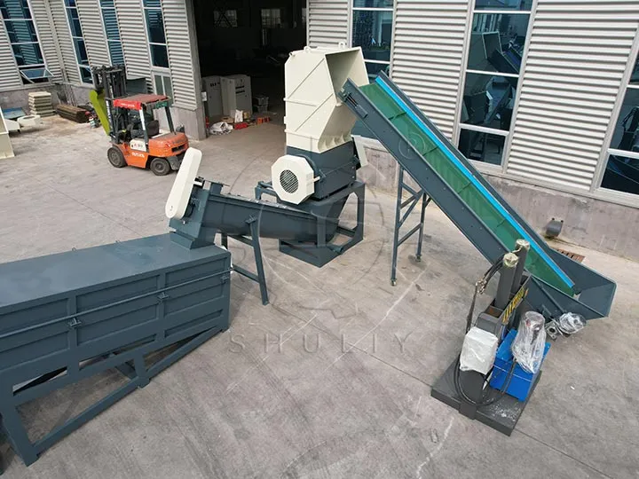 plastic scrap crusher