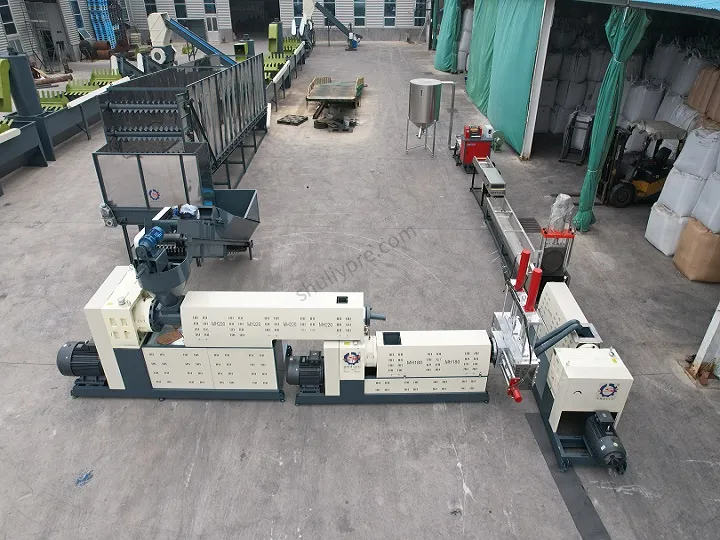 plastic pelletizing system