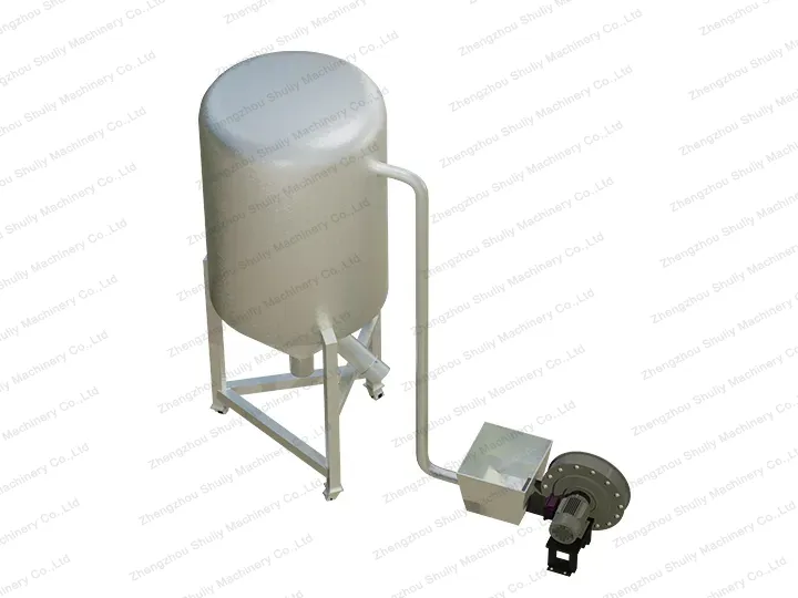 plastic pellet storage silo