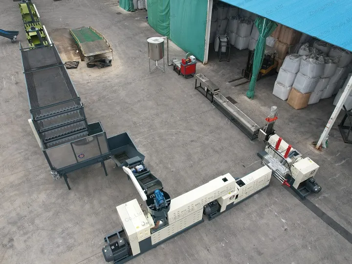 plastic pelletizing line