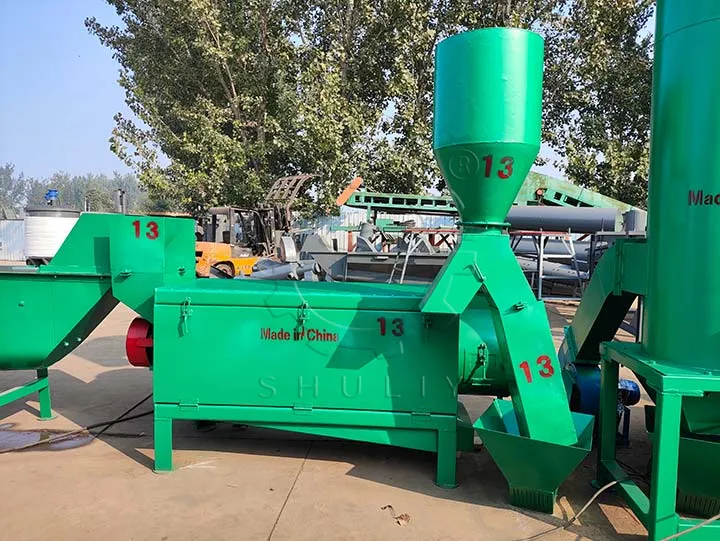 Horizontal dewatering machine