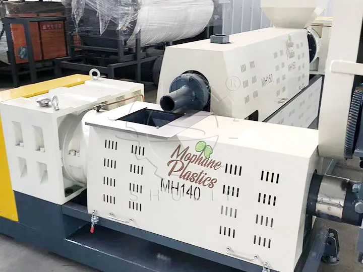 plastic extruder pellets machine