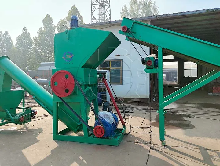 plastic shredder recycling machine