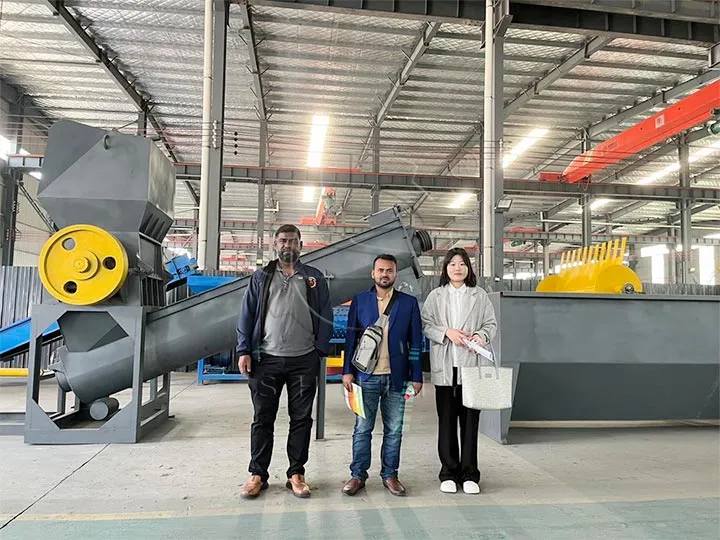 plastic recycling machine plant