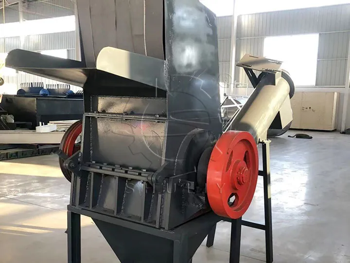 plastic recycling pipe crusher