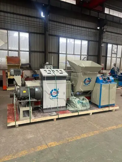 Styrofoam recycling machine