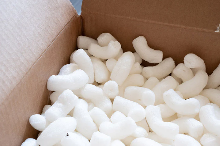 styrofoam packing peanuts recycling