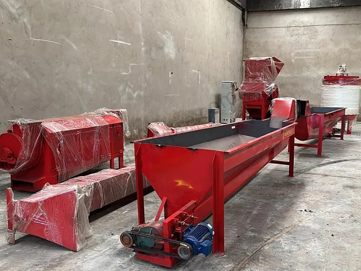 PET washing tank in Mozambique plant