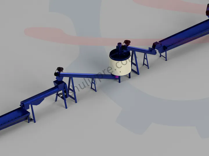 PP Plastic Recycling Washing Machine