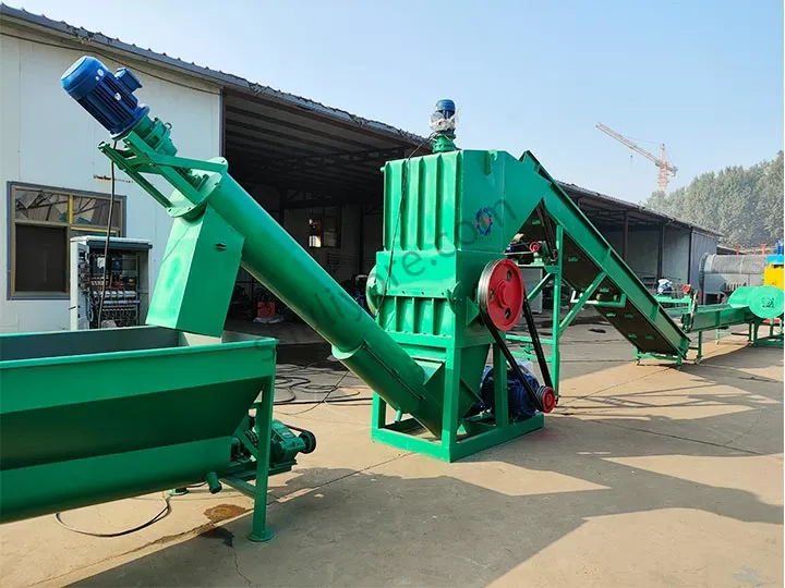 recycling machine for plastic bottles