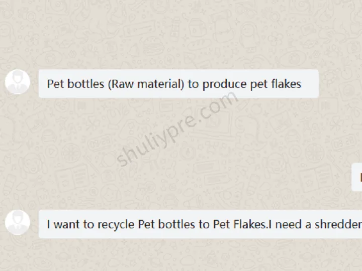 pet crushing machine